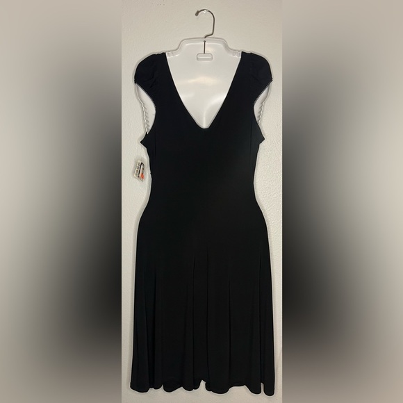 Fire Los Angeles Black Lace Trim Midi Dress – Size M (NWT) 🖤 - Picture 3 of 6